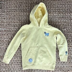 GOAT USA Yellow Youth Large Hoodie Sweatshirt Kids